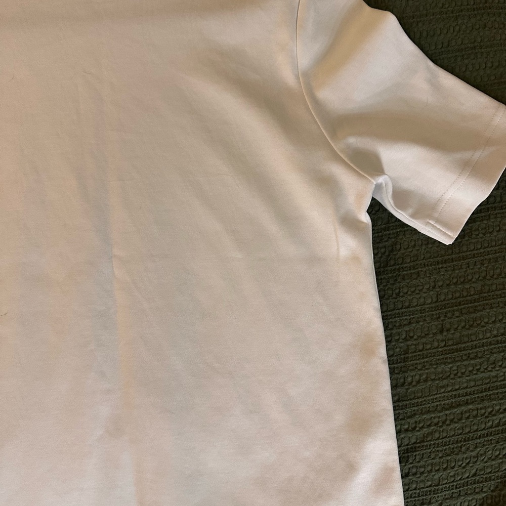 Zara Cream Minimalist Sweatshirt - Picture 2 of 4